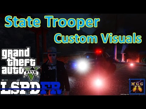 State Trooper Patrol in Inclement Weather GTA 5 LSPDFR Episode 64