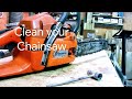 How to Clean a Chainsaw How to Clean a Chainsaw