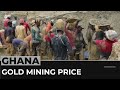 Protesters clash with soldiers at Ghana gold mining town