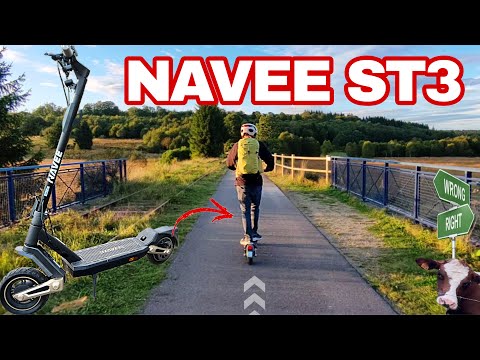 NAVEE ST3 auf Tour in Belgien Test Review des voll gefederten EScooters mit 1000W und ABE