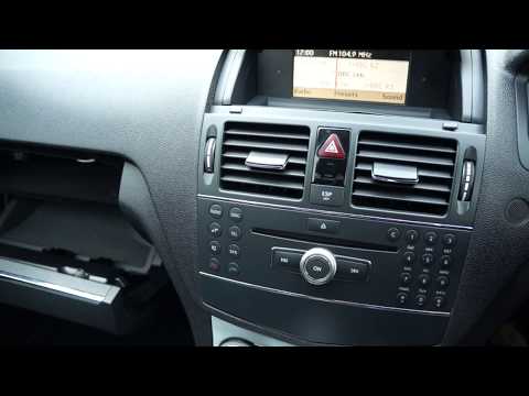 HOW TO SELECT AUX INPUT ON MERCEDES C CLASS W204 PRE FACELIFT BY MERCLAND