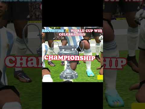 Champion team Argentina!'☆🏆☆#shorts #efootball2023 #gaming #youtubeshorts #football #argentina#viral