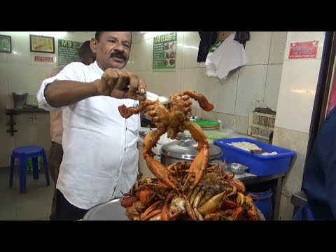 Full Crab Masala 100 rs & Fish Fry 30 rs - Chennai Night Street Food Video