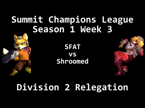 SCL1.3 - SFAT (Fox) vs Shroomed (Sheik) - Division 2 Relegation
