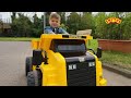 CAT Tip Truck 12V Ride On - Smyths Toys