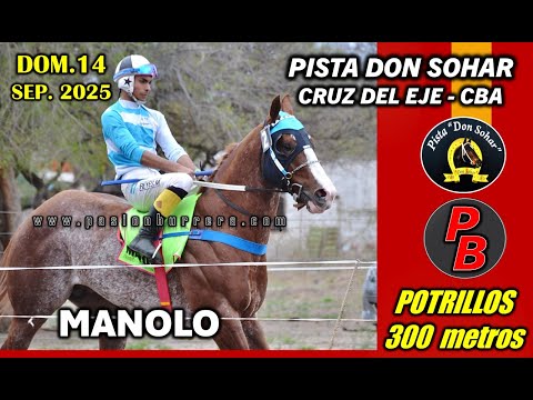 MANOLO: PISTA DON SOHAR - CRUZ DEL EJE, CORDOBA (14-09-2025)