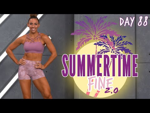 40 Minute No Equipment Needed Total Body Tabata Burnout Workout | Summertime Fine 2.0 - Day 88