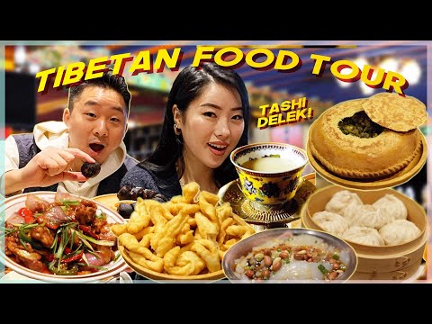 EPIC Traditional TIBETAN Food Tour in AMERICA