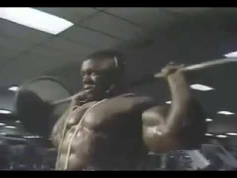 Victor Richards bodybuilding rare video of training and speech