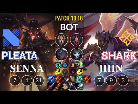 DRX Pleata Senna vs EM Shark Jhin Bot - KR Patch 10.16