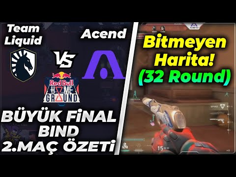 Team Liquid vs Acend 2.Maç Özeti Bind | Valorant Red Bull Home Ground Büyük Final