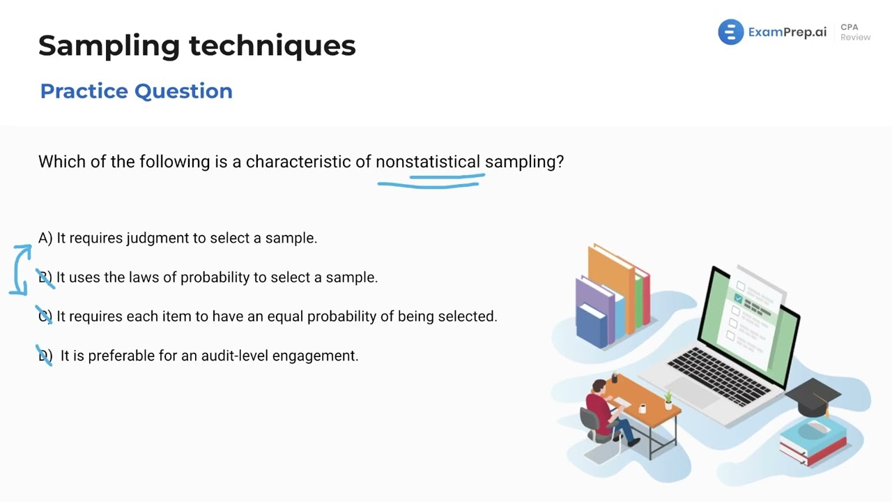Sampling Techniques Practice Questions [CPA Prep]