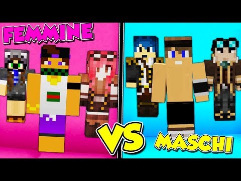 INDOVINA CHI: FEMMINE vs MASCHI! - Minecraft ITA