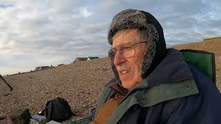 Man Fishing Alone on the Beach - It Kicked Off in the Dark!