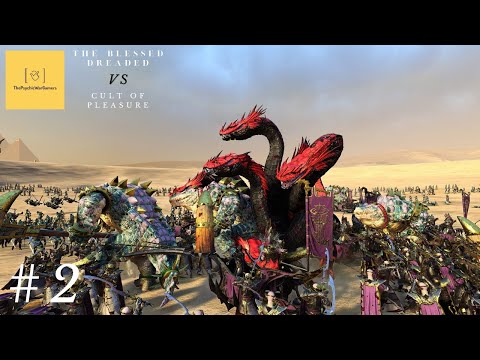 ThePsychicWarGamers | Total War: Warhammer 2 | The Blessed Dread vs Cult of Pleasure