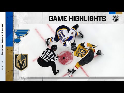 Blues @ Golden Knights 12/23 | NHL Highlights 2022