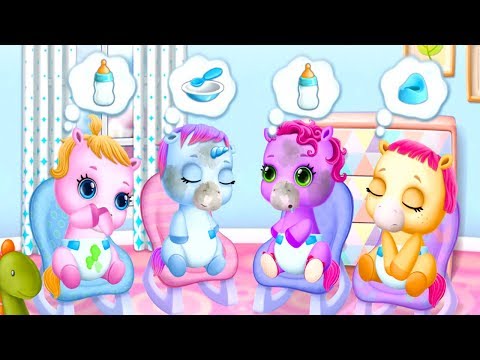 Baby Pony Sisters Care Kids Game - Fun Virtual Pet Care, Horse Nanny & Dress Up Games For Babies