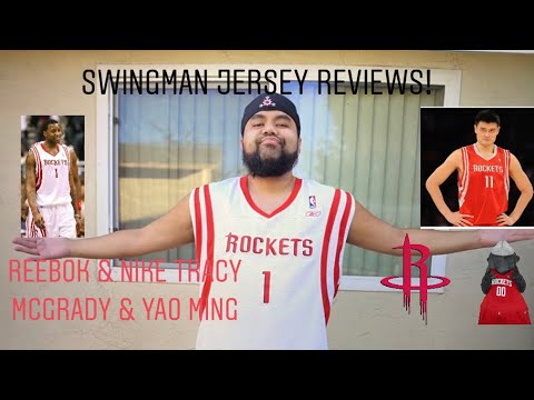 Joshin' Around! with the Nike & Reebok Yao Ming & Tracy McGrady Rockets Swingman Jerseys!