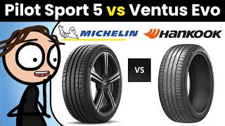 Michelin Pilot Sport 5 vs Hankook Ventus Evo (Comparison and Review)