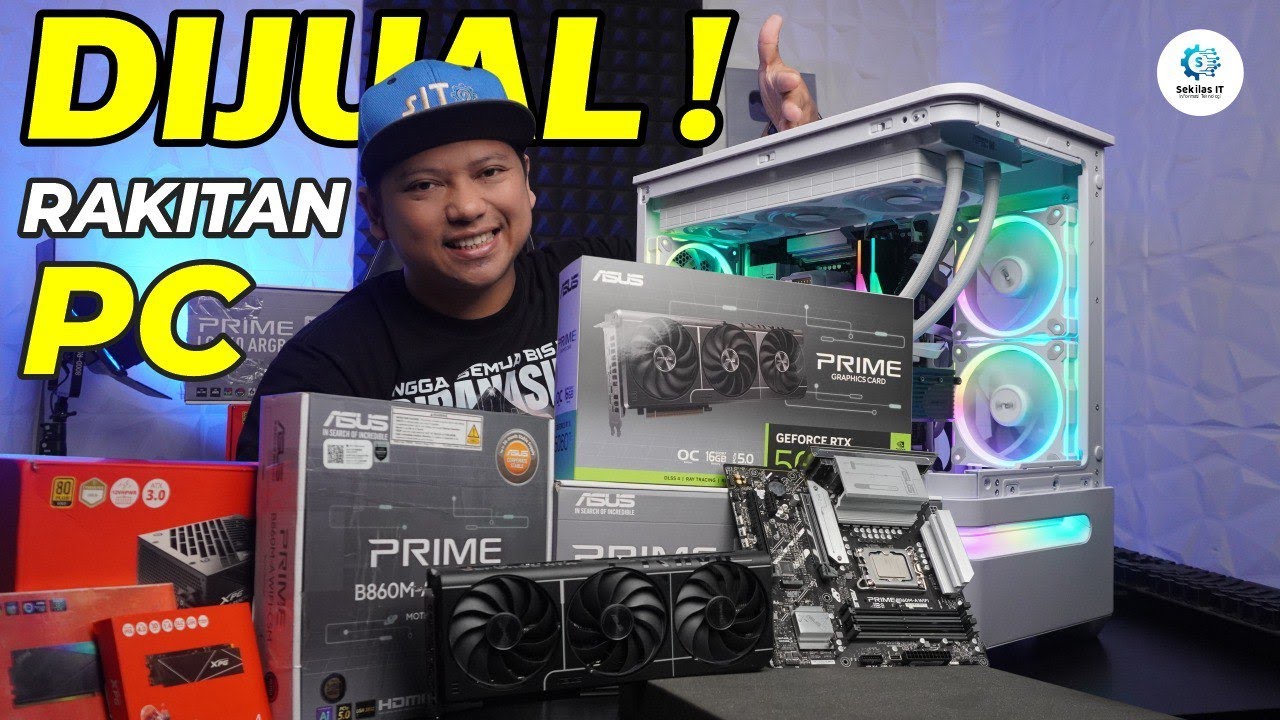 Jual Rakitan PC Pribadi - Core Ultra 5 Asus Prime B850M-A Wifi RTX 5060TI 16Gb