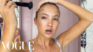 Model Lila Moss’s Guide to Contouring and Next-Level Lashes | Beauty Secrets | Vogue