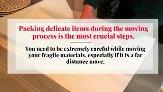 Points to Consider While Moving Fragile Materials