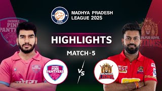 Indore Pink Panthers VS Jabalpur Royal Lions