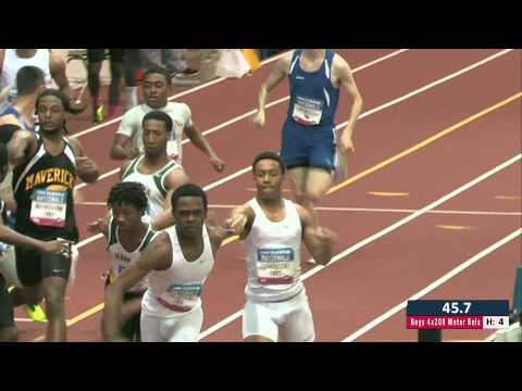 Boys 4x200m Relay EE Section 4 - New Balance Nationals Indoor 2014