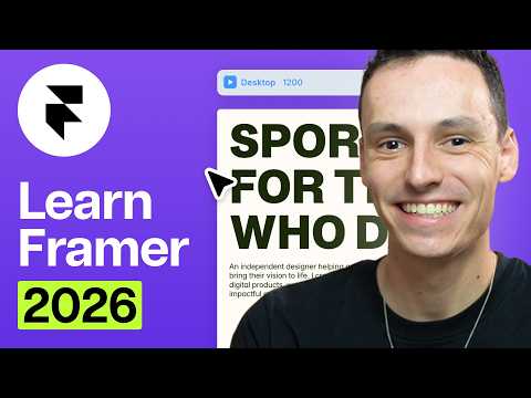Framer Tutorial For Beginners 2026