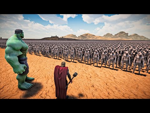 THOR & HULK VS 1,000,000 ZOMBIES - Ultimate Epic Battle