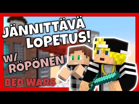 "Nyt menee tiukoille!" BedWars w/Röpönen