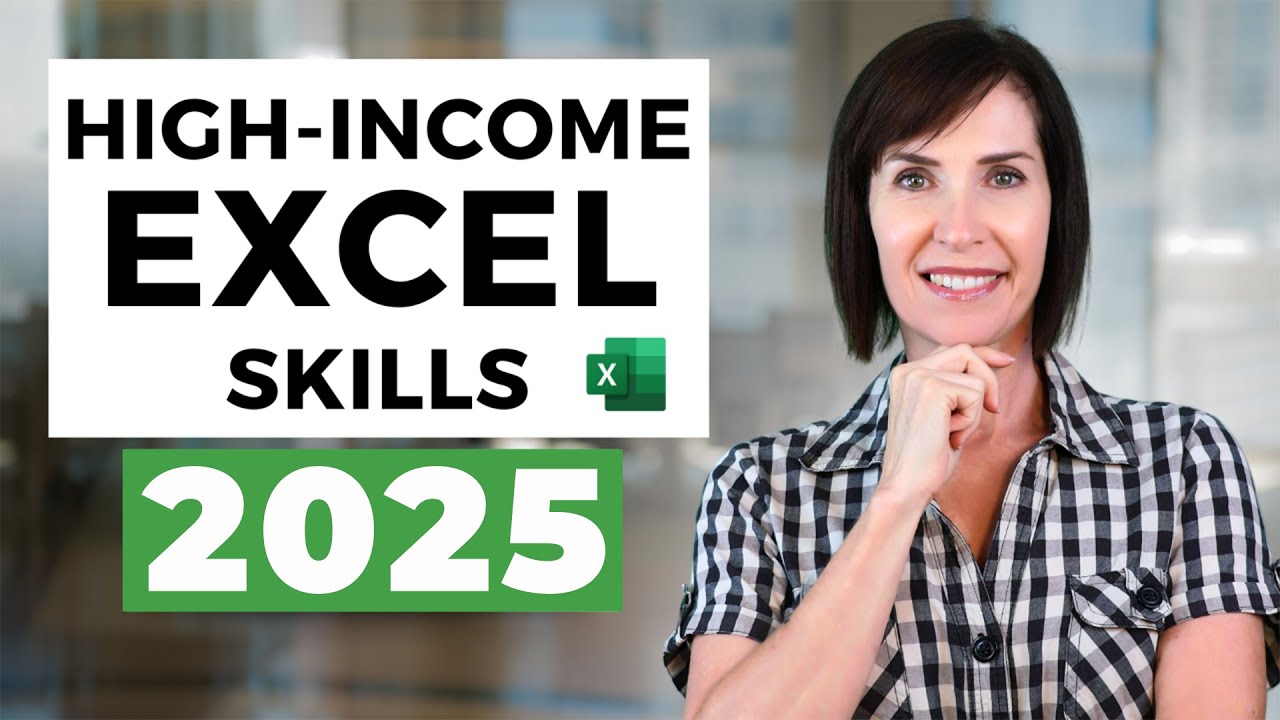 High-Income Excel Skills Worth Learning in 2025 (Free File)
