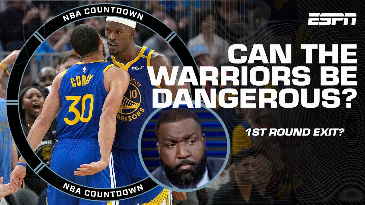 How DANGEROUS can the Warriors be? 👀 Kendrick Perkins predicts a 1st-round exit?! 😮 | NBA Countdown