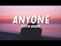 Anyone - Justin Bieber (Lyrics)