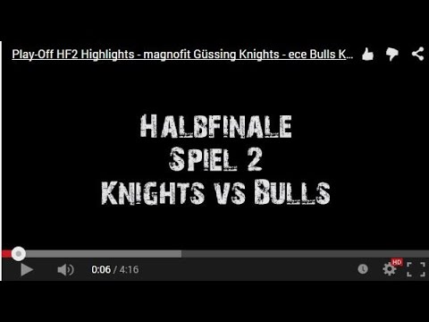 Play-Off HF2 Highlights - magnofit Güssing Knights - ece Bulls Kapfenberg