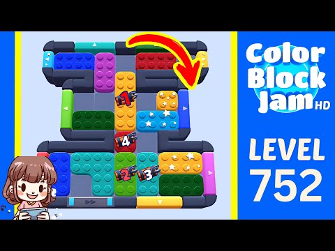 Color Block Jam Level 752 Solution Walkthrough