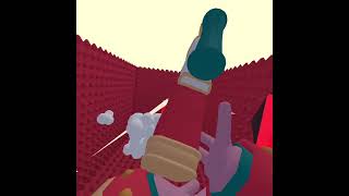 A dummy plays trick shot  obby #yeeps #trickshot #vr #uglysquidward #obby