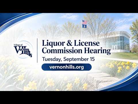 Liquor & License Commission Hearing - 9/15/26
