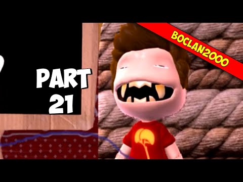 LittleBigPlanet 3 Walkthrough Part 21 - Zom Zom's Bunkum Shop (PS4 LBP3)