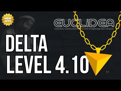Euclidea 4.10 Walkthrough - Delta Level 4.10