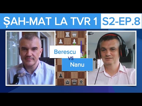 Șah-Mat la TVR 1 - S2 Ep.8 - Alin Berescu vs Ciprian Nanu: partida decisivă