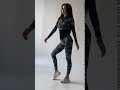 Shaping Jumpsuit Athletic Lycra Sportswear Work Out Wear Gym Wear Yoga Activewear Animal Printed