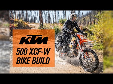 KTM 500 XCF-W/ EXC-F Light Adventure Bike Build