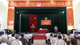 HĐND xã Yên Sơn khóa IX, nhiệm kỳ (2021-2026) tổ chức kỳ họp thứ 4