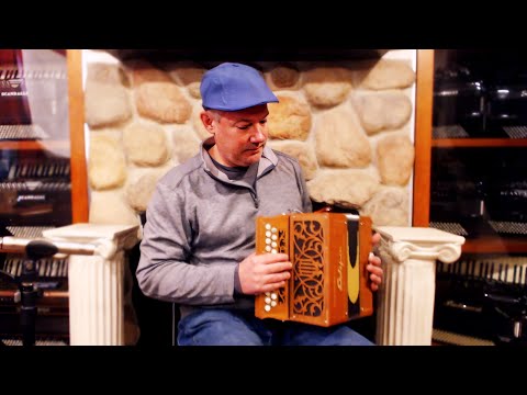 CASTCIACD238CW - Cherry Castagnari Ciacy Diatonic Button Accordion C#D MM 23 8 $2499