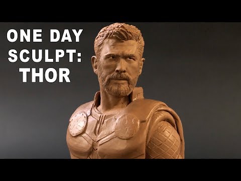 One Day Sculpt: Thor - Timelapse