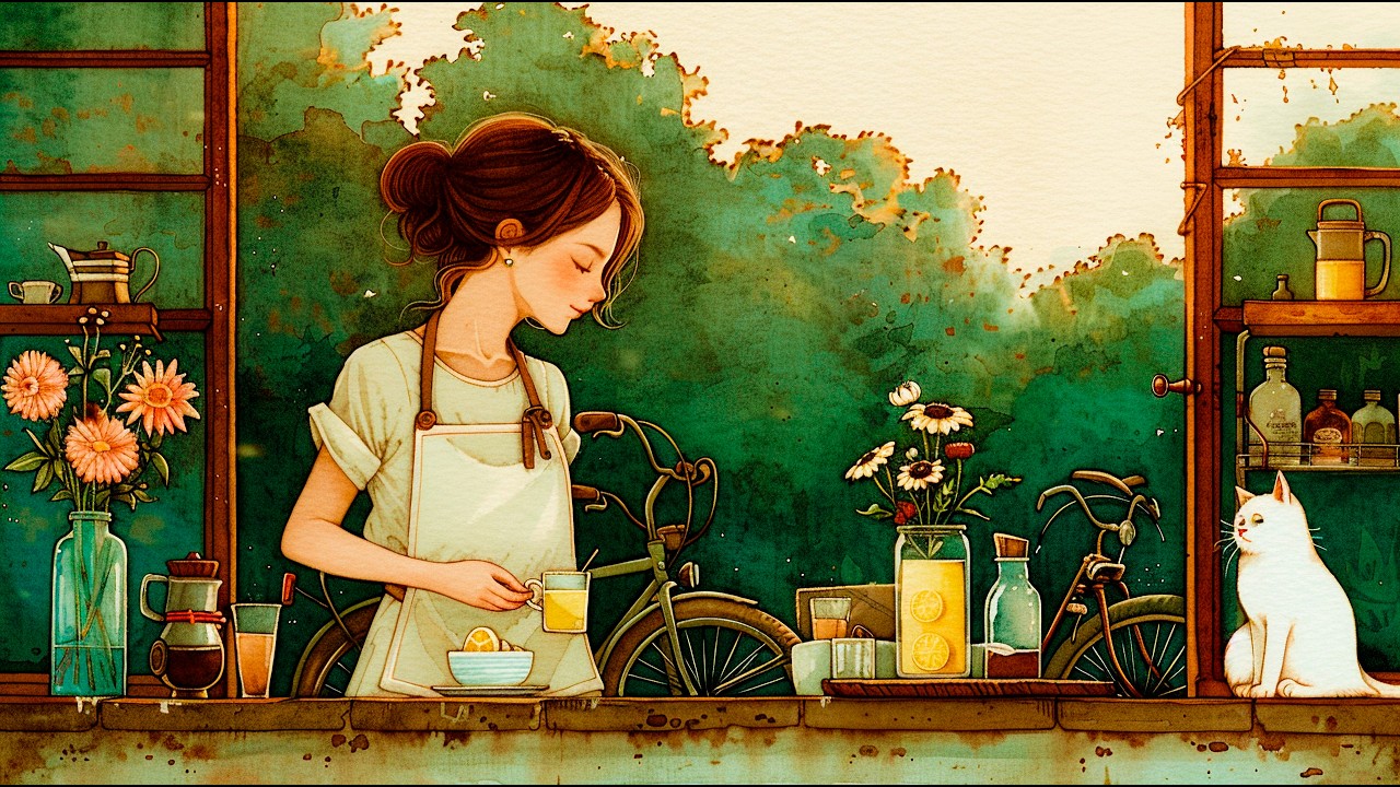 Cozy 1940s Jazz Café ☕ Dreamy Soft Swing for Slow Mornings & Daydreams