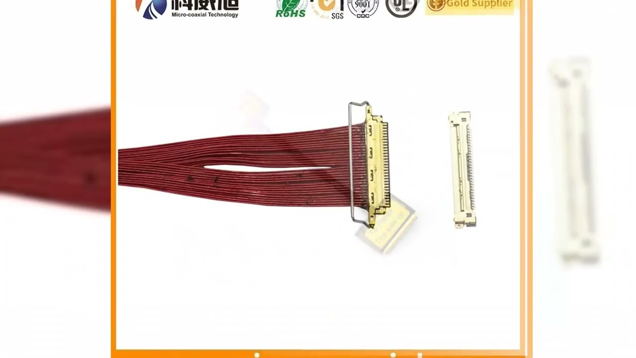 I PEX 20499 032E 01 Coaxial Manufacturer 10 Pin Connectors LVDS Cable Assemblies for Automotive Air