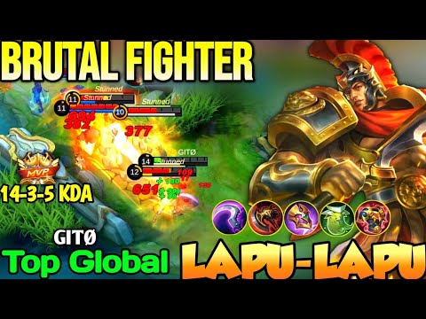 LAPU-LAPU BEST BUILD IN 2022 | TOP GLOBAL LAPU-LAPU GITØ - MOBILE LEGENDS