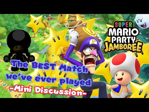 The BEST match we've ever played!! - Super Mario Party Jamboree Mini Discussion